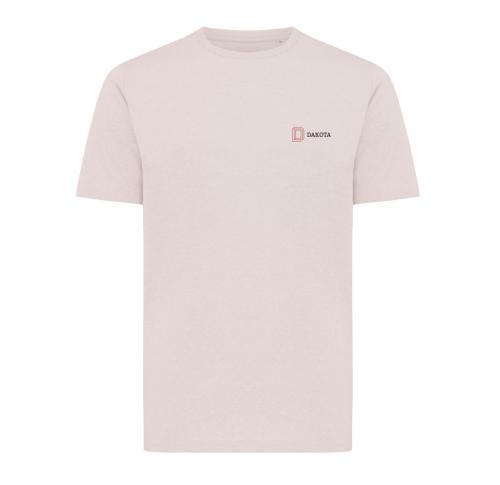 Branded Iqoniq Sierra lightweight recycled cotton t-shirt cloud pink