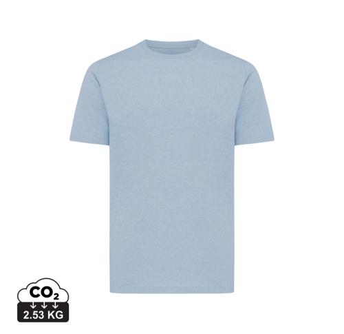 Iqoniq Sierra lightweight recycled cotton t-shirt light heather blue