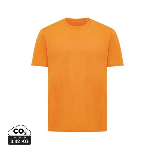 Iqoniq Sierra lightweight recycled cotton t-shirt orange
