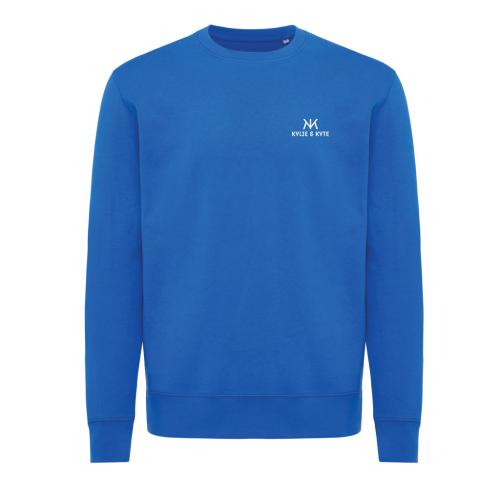 Iqoniq Etosha lightweight recycled cotton crew neck royal blue