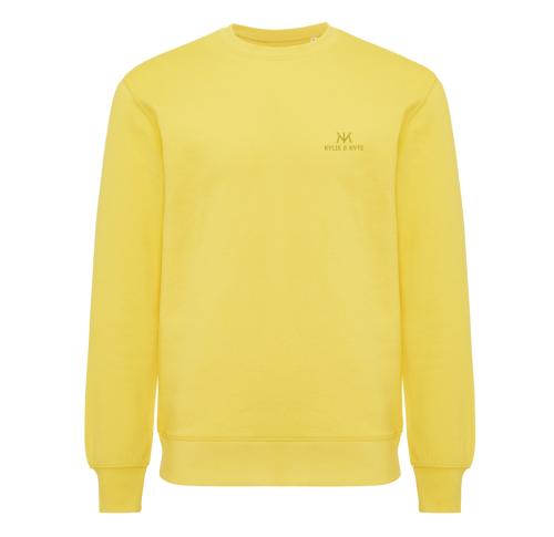 Iqoniq Etosha lightweight recycled cotton crew neck yellow