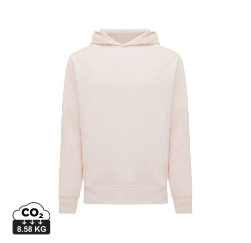 Iqoniq Yengo recycled cotton hoodie with sidepockets cloud pink