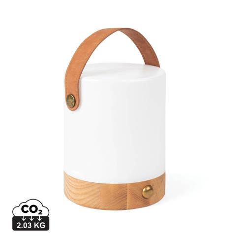 VINGA Narni RCS recycled ABS lantern brown, white