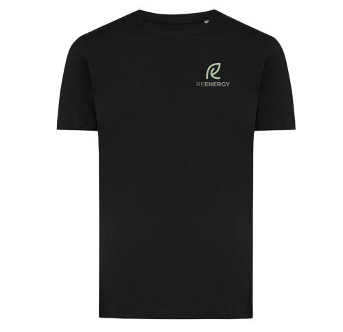 Branded Iqoniq Brett recycled cotton t-shirt black