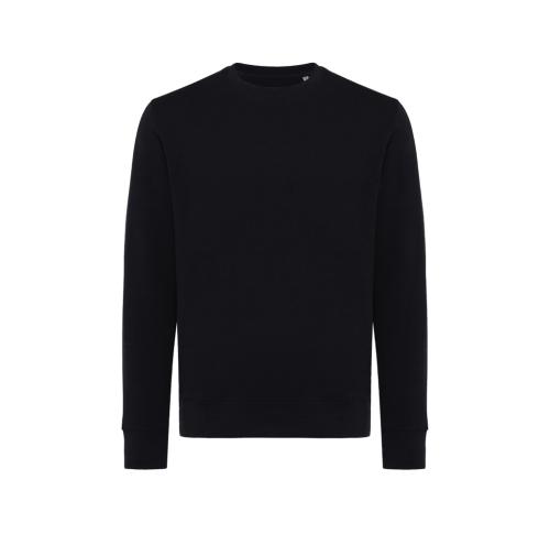 Iqoniq Etosha lightweight recycled cotton crew neck black Customised Logo