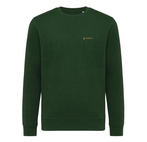 Iqoniq Etosha lightweight recycled cotton crew neck forest green