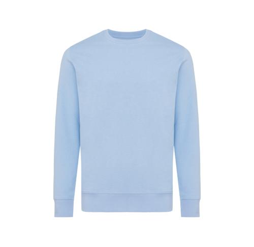 Iqoniq Etosha lightweight recycled cotton crew neck sky blue