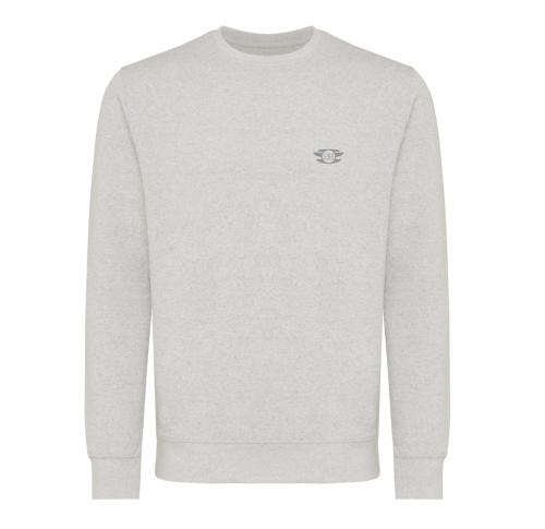 Iqoniq Etosha lightweight recycled cotton crew neck light heather grey