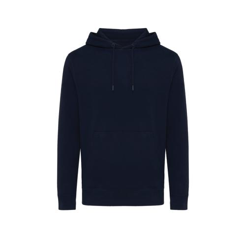 Iqoniq Rila lightweight recycled cotton hoodie navy