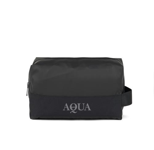 VINGA Livorno GRS recycled polyester toiletry bag black