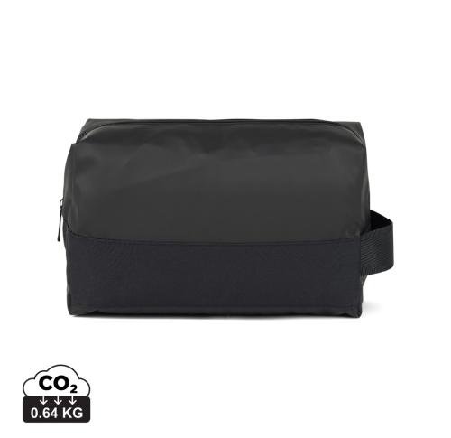 VINGA Livorno GRS recycled polyester toiletry bag black