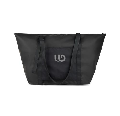 VINGA Livorno GRS recycled polyester weekend bag black