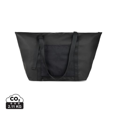 VINGA Livorno GRS recycled polyester weekend bag black