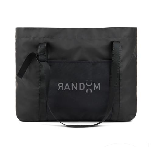 VINGA Livorno GRS recycled polyester maxi tote black