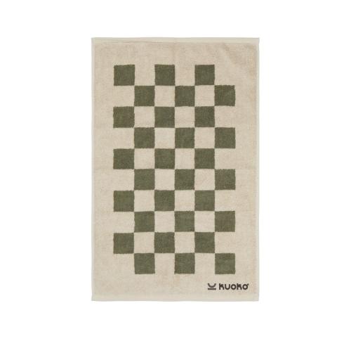 VINGA Elba OCS organic cotton towel, 4 pcs set green, beige