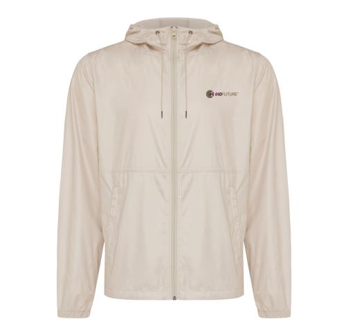 Iqoniq Logan recycled polyester lightweight jacket beige