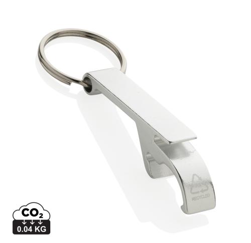 RCS recycled aluminum bottle and can opener silver