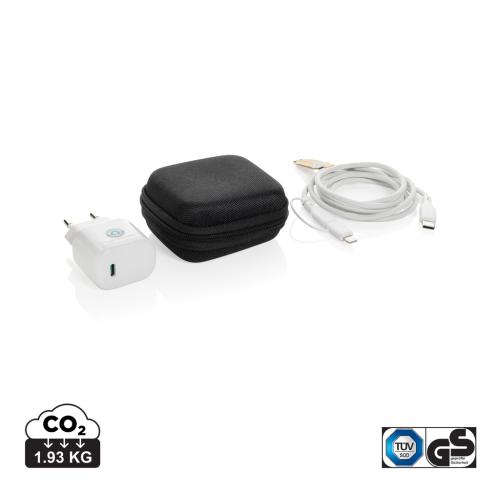 Boost RCS reycled PET 20W type C 2 pcs charging set black