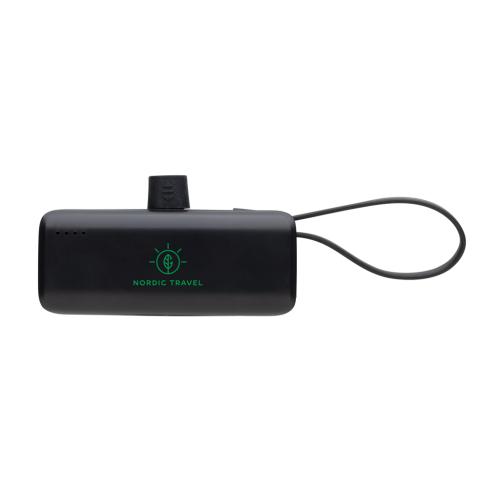 Powerlink RCS rplastic 3000 mAh powerbank iOS connector black