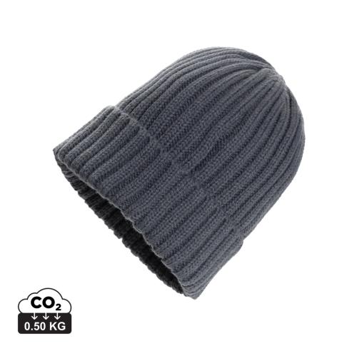 Kennedi AWARE™ Polylana® beanie with large rib anthracite