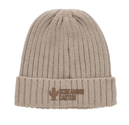Kennedi AWARE™ Polylana® beanie with large rib desert