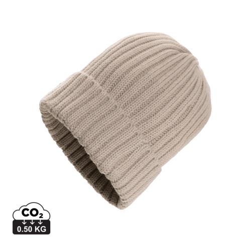 Kennedi AWARE™ Polylana® beanie with large rib desert