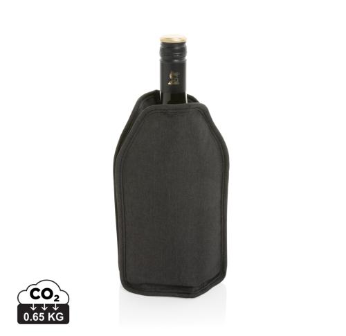 Vino AWARE™ RPET wine cooler sleeve black