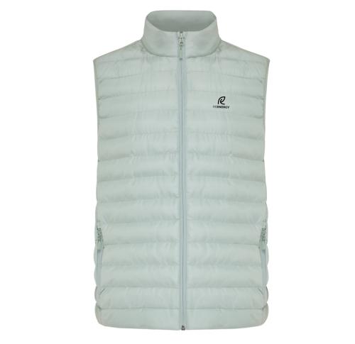 Branded Iqoniq Meru men recycled polyester bodywarmer iceberg green