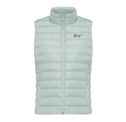 Iqoniq Meru women recycled polyester bodywarmer iceberg green