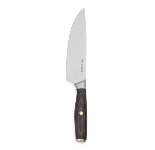 VINGA Tara RCS recycled steel chef's knife steel, brown