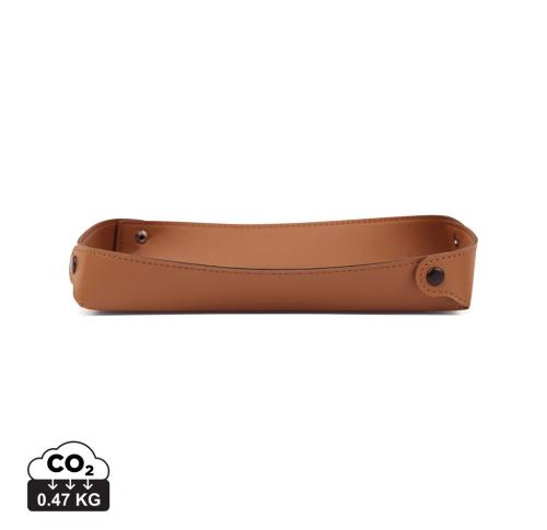 VINGA Timo PU RCS RPET tray brown