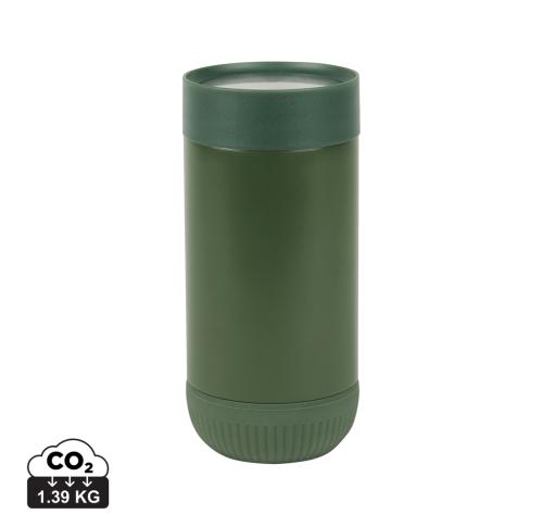 Custom VINGA Erie RCS recycled SS push mug 350 ML green, green