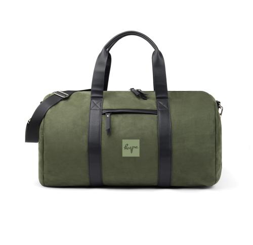 VINGA Marlow RCS recycled polyester weekend bag green, black