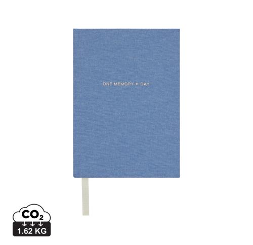 VINGA One memory a day GRS recycled paper journal blue