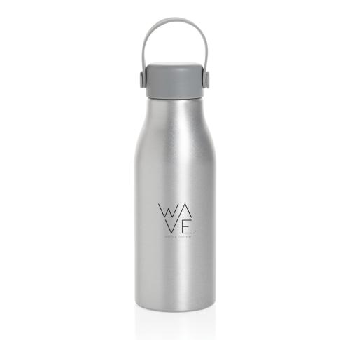 Pluto RCS Certified recycled aluminium bottle 680ml silver