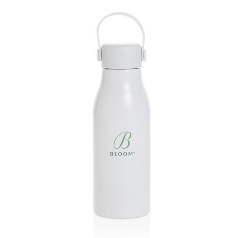 Pluto RCS Certified recycled aluminium bottle 680ml white