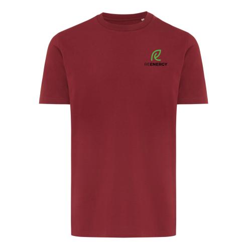 Iqoniq Brett recycled cotton t-shirt burgundy
