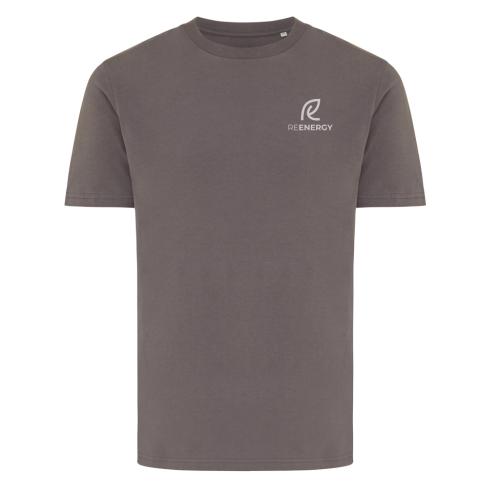 Iqoniq Brett recycled cotton t-shirt anthracite
