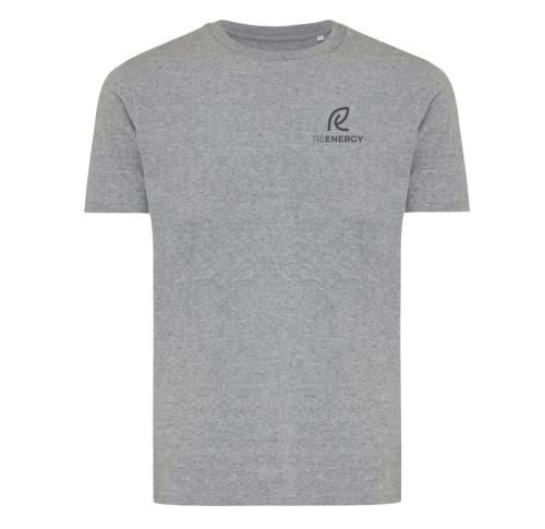 Iqoniq Brett recycled cotton t-shirt light heather anthracite