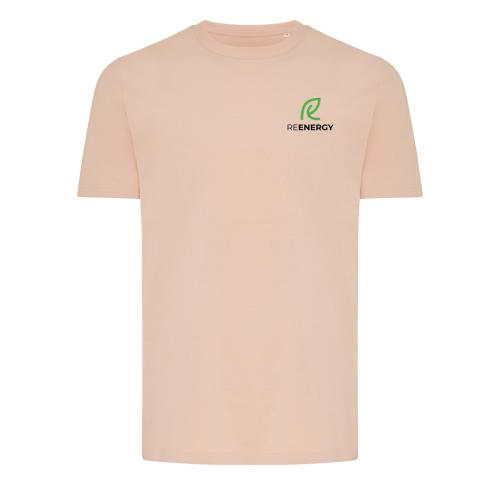 Iqoniq Brett recycled cotton t-shirt peach nectar