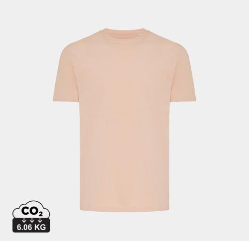 Iqoniq Brett recycled cotton t-shirt peach nectar