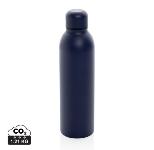RCS Recycled stainless steel vacuum bottle 500ML navy