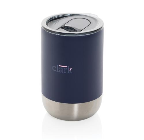 Custom RCS recycled stainless steel tumbler navy
