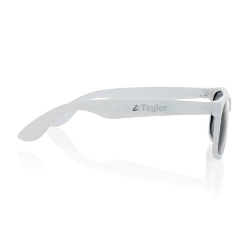 RCS recycled PP plastic sunglasses white