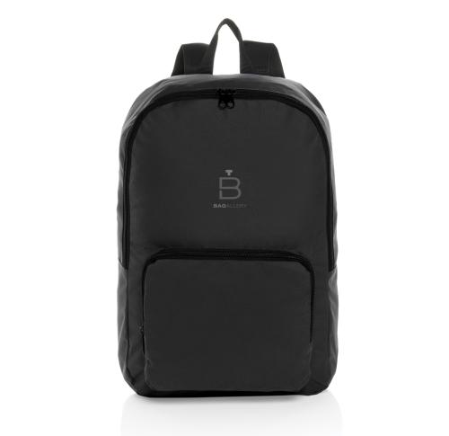 Dillon AWARE™ RPET foldable classic backpack black