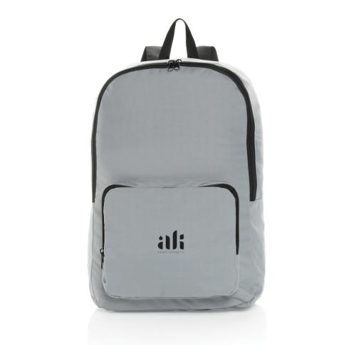 Dillon AWARE™ RPET foldable classic backpack grey
