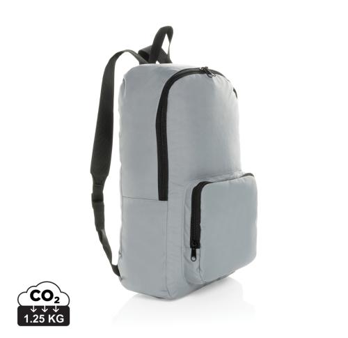 Dillon AWARE™ RPET foldable classic backpack grey