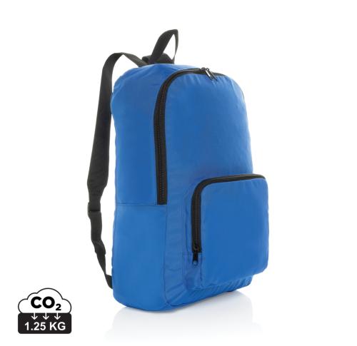 Dillon AWARE™ RPET foldable classic backpack royal blue