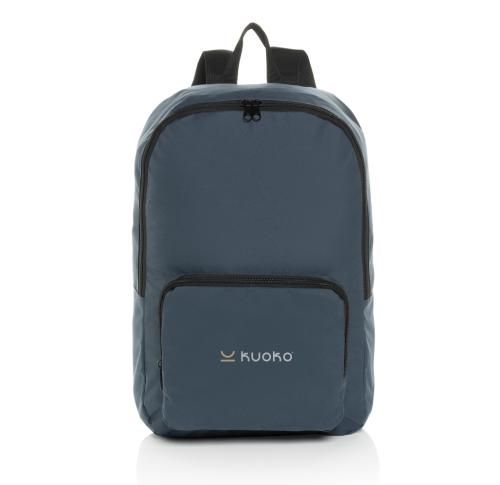 Dillon AWARE™ RPET foldable classic backpack navy