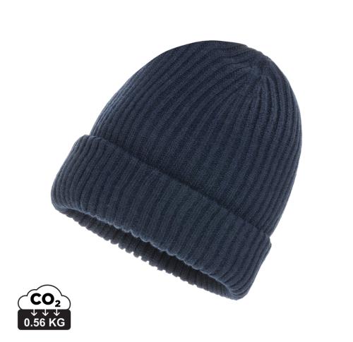 Impact AWARE™  Polylana® double knitted beanie navy